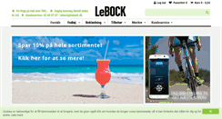 Desktop Screenshot of lebock.dk