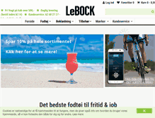 Tablet Screenshot of lebock.dk